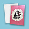 Mama Bat Greeting Card