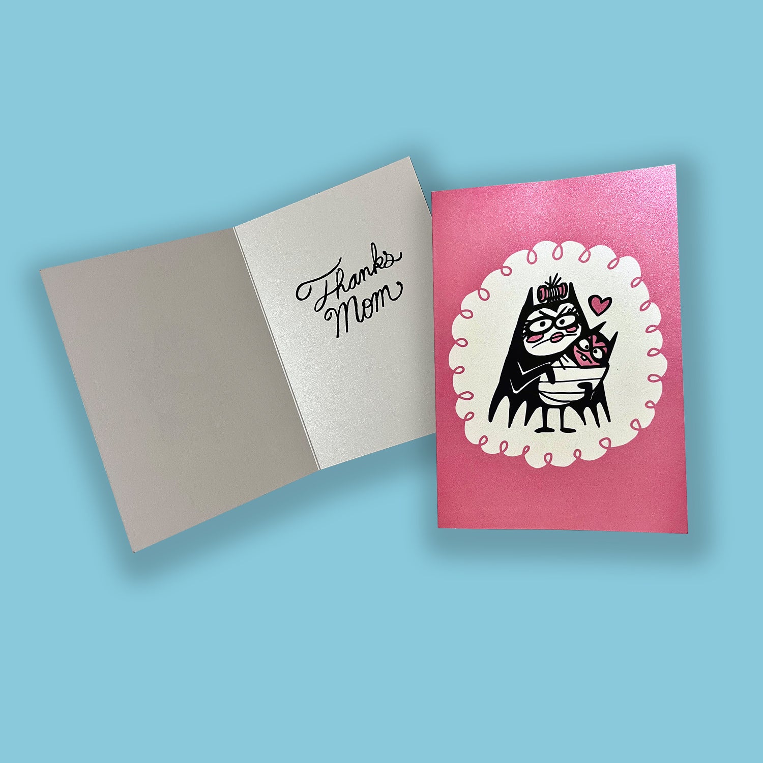 Mama Bat Greeting Card