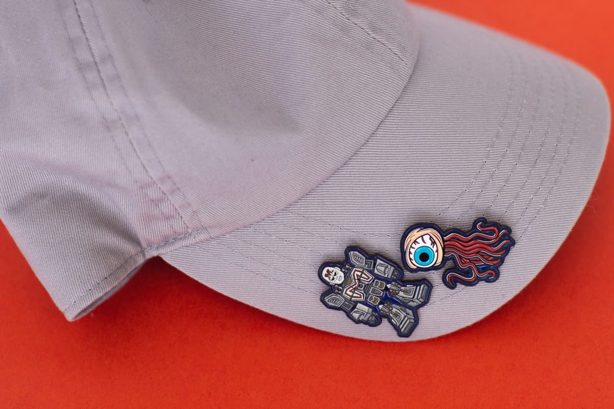 Space Monster 'M' Premium Pin