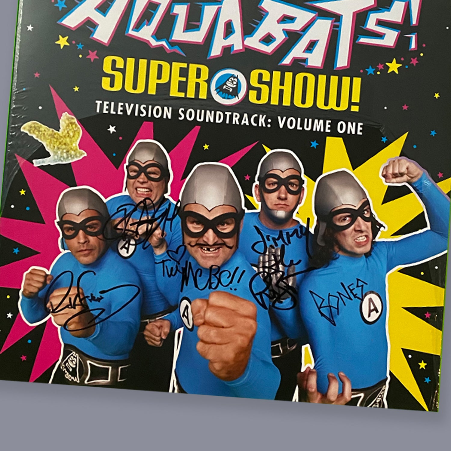 AUTOGRAPHED! The Aquabats! Super Show! Television Soundtrack: Vol. 1 Vinyl Record