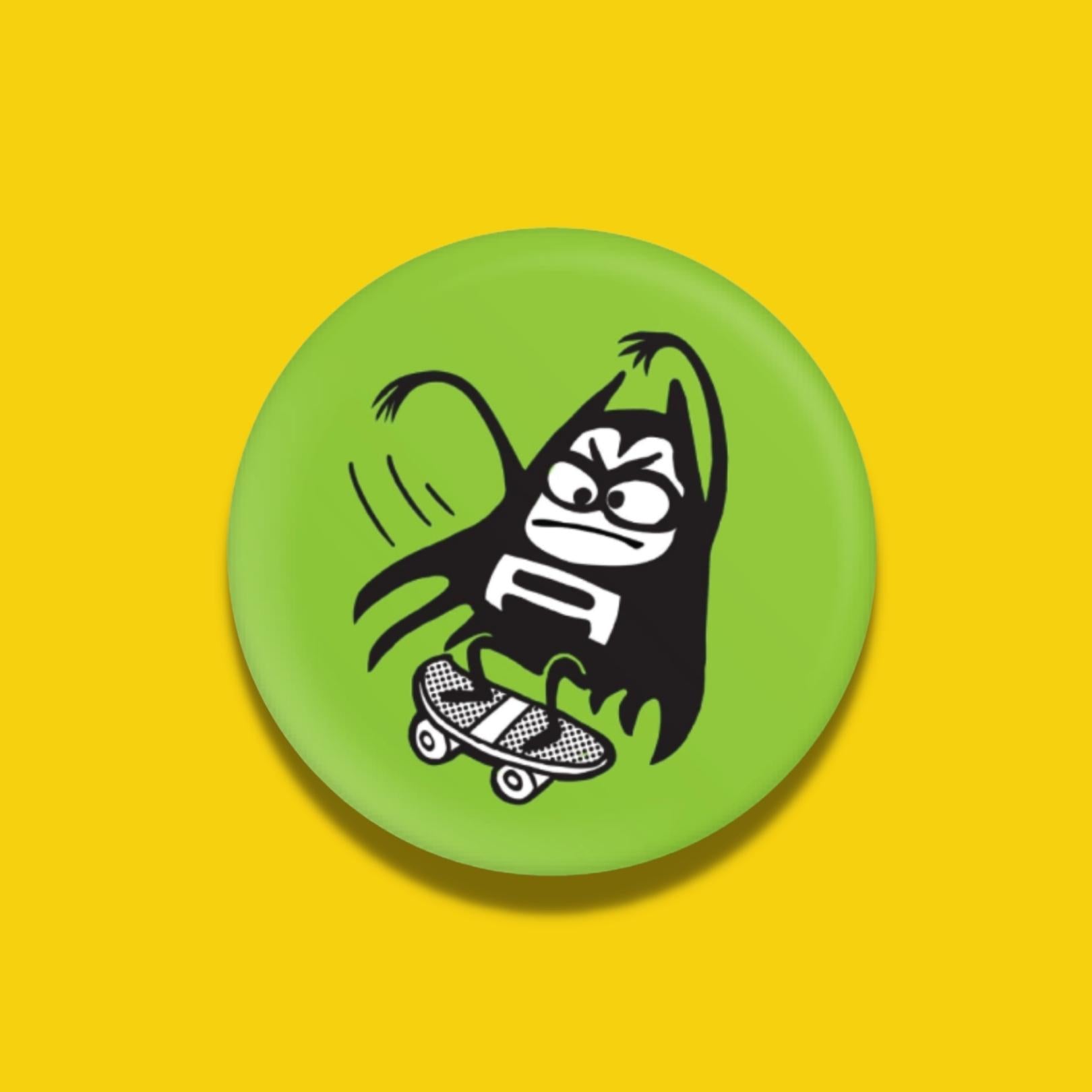 Skate Bat 1" Button