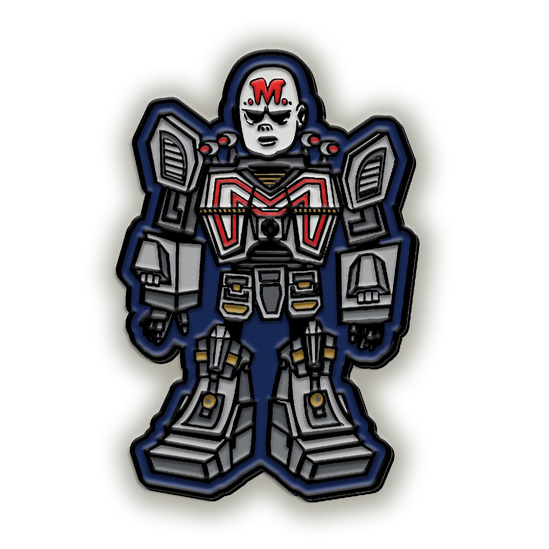 Space Monster 'M' Premium Pin